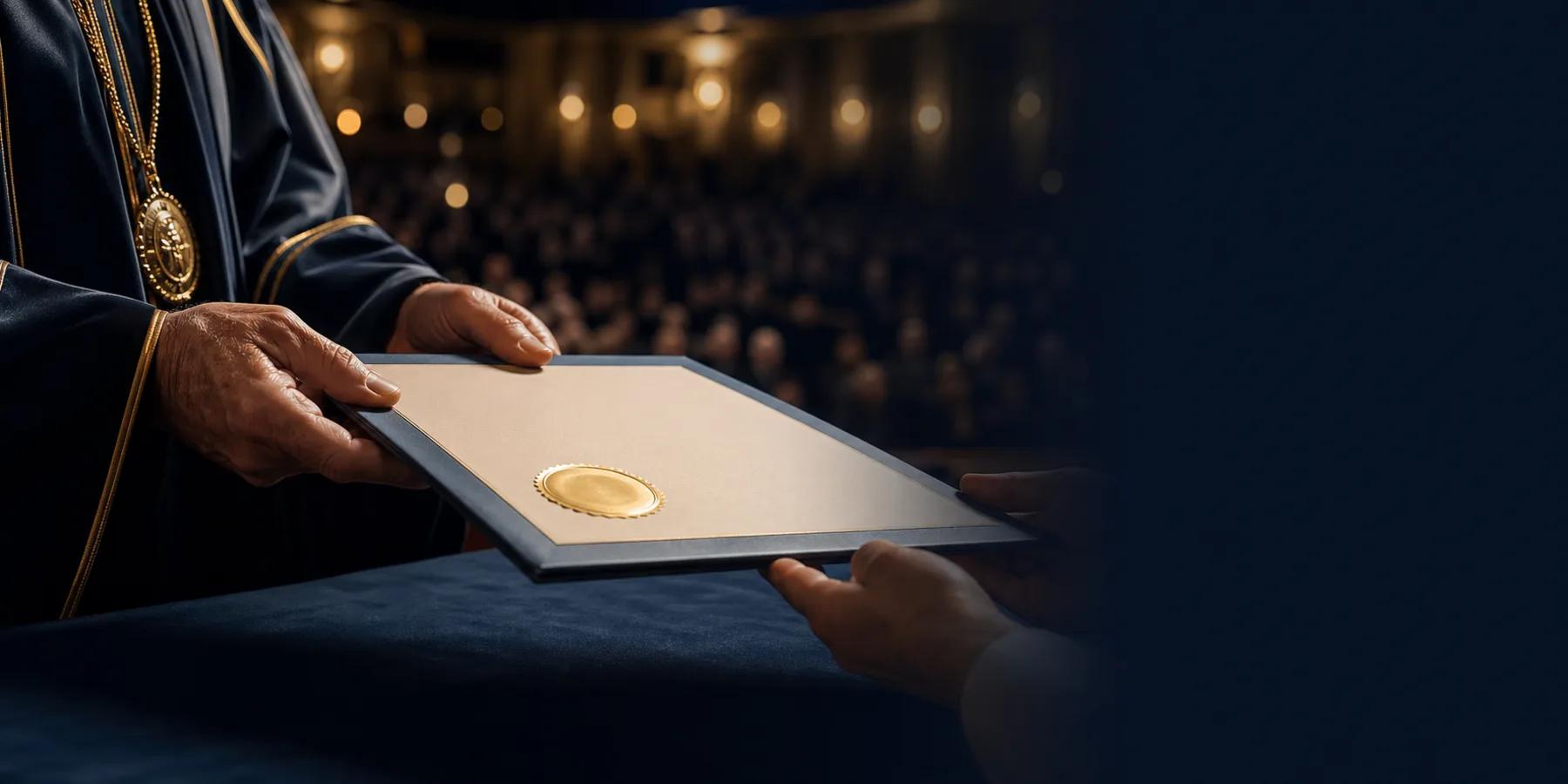 Certificado oficial firmado por el comité